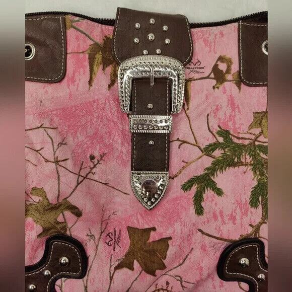 Vintage Y2K pink Realtree Crossbody bag OFC - Picture 4 of 6